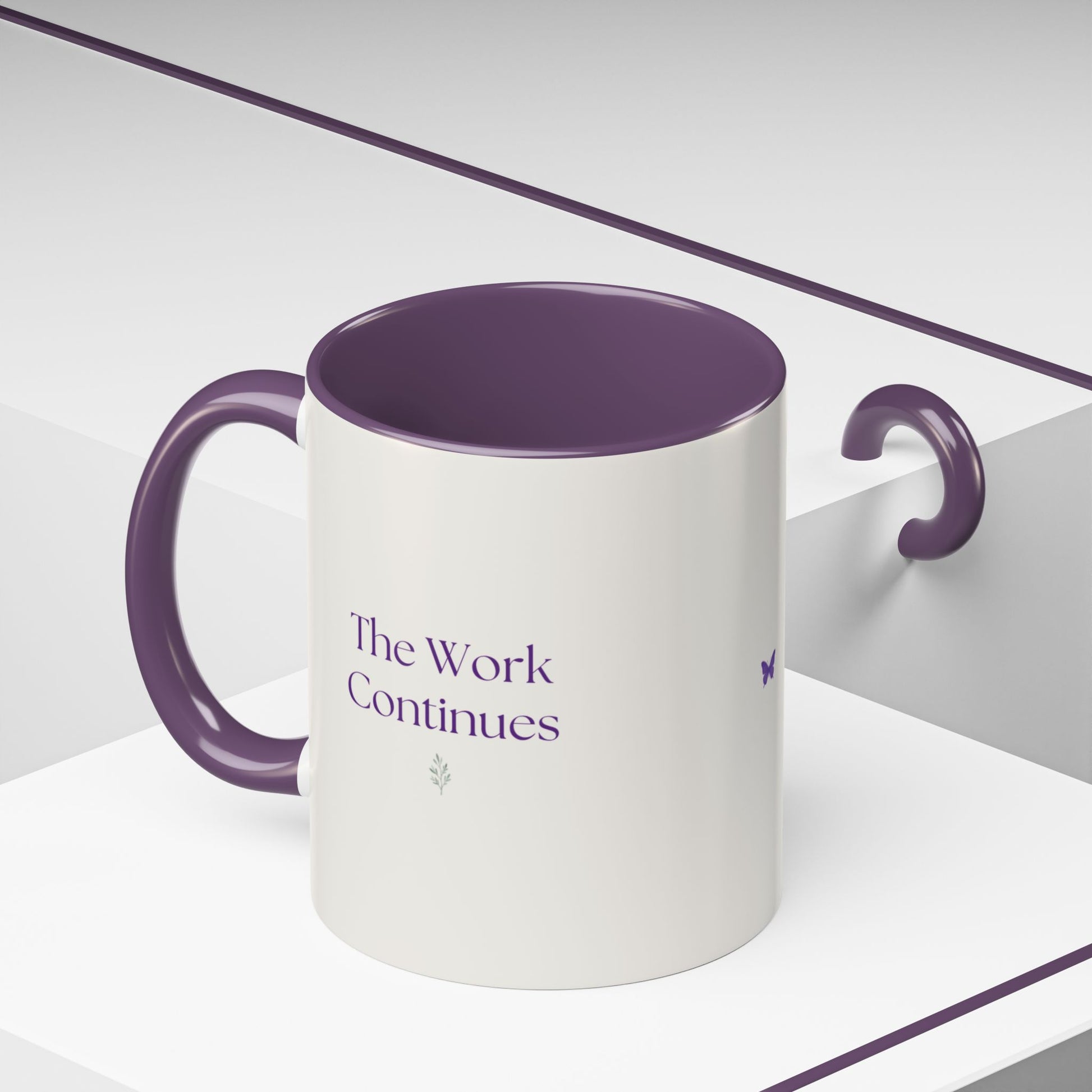The Work Continues Mug
