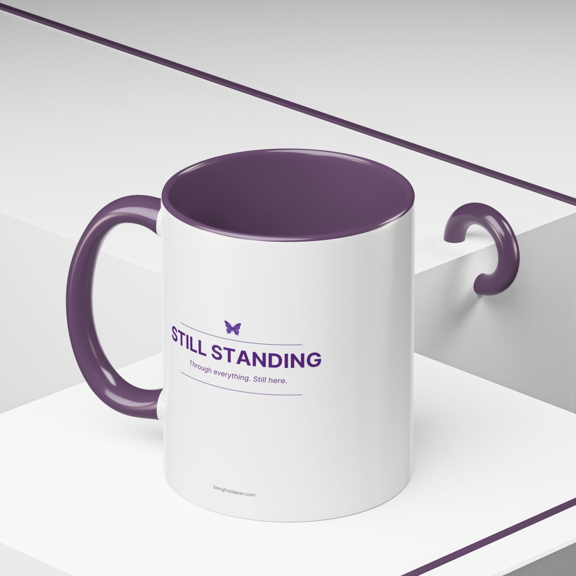 Still Standing Mug | Survivor Gift for Women | Resilience Coffee Mug