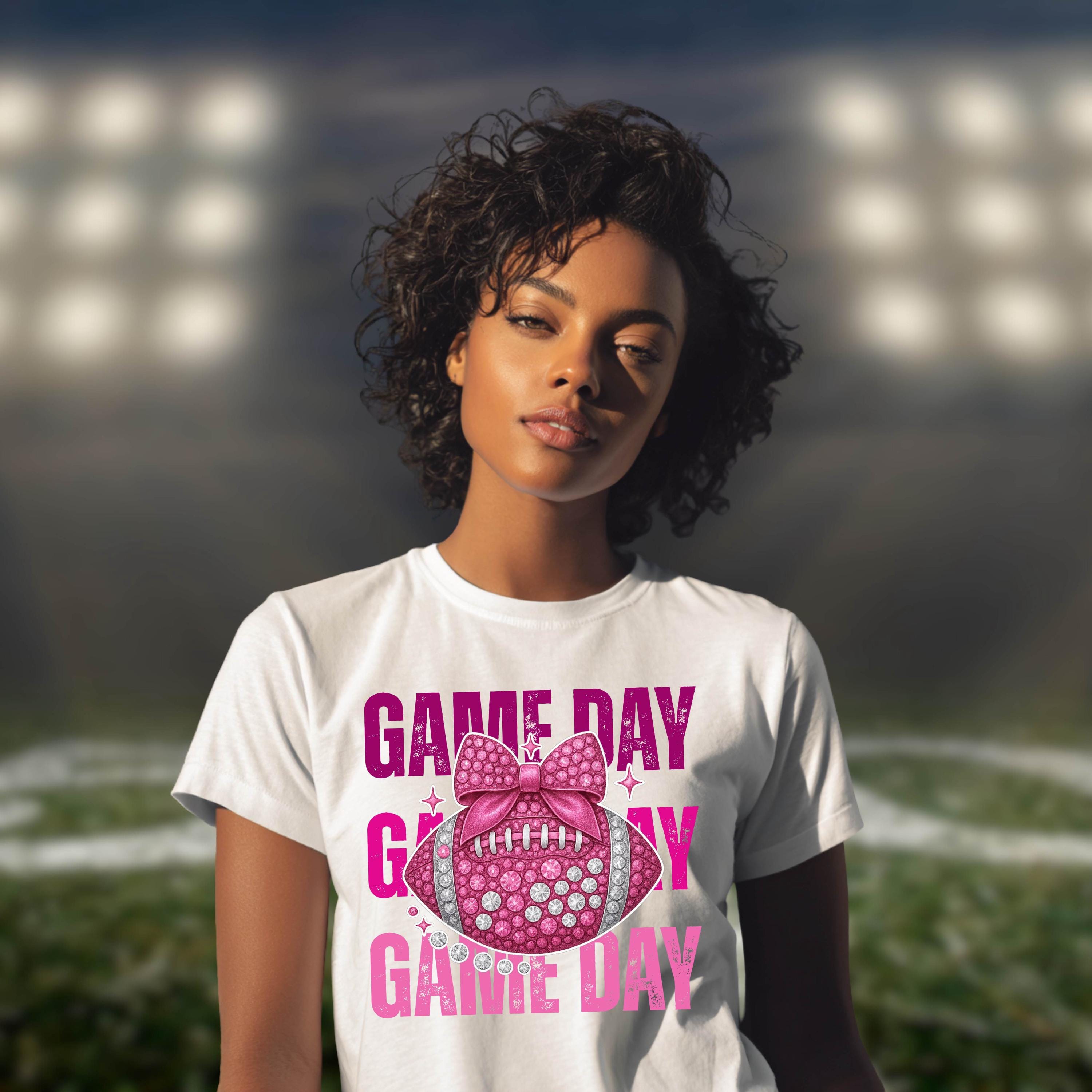 Game Day Breast Cancer Awareness survivor supporter tee — pink ribbon sports shirt